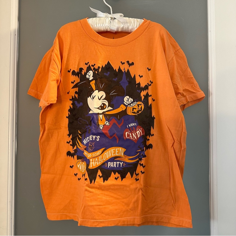 Disney Parks Mickey’s not so scary Halloween party 2018 shirt- child small